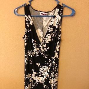 Faux Wrap Dress